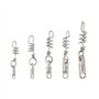 OTOTEC Lot de 5 émerillons de Pêche en Tire-Bouchon 5 Mm 6 Mm 8 Mm 9 Mm 10