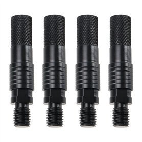 EMSea 4pcs Connecteur d'alarme de Pêche 3/8 Pouces Alarme de Morsure de Pêche Adaptateur à Dégagement Rapide Support de Canne à