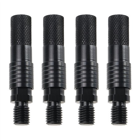 EMSea 4pcs Connecteur d'alarme de Pêche 3/8 Pouces Alarme de Morsure de Pêche Adaptateur à Dégagement Rapide Support de Canne à