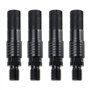 EMSea 4pcs Connecteur d'alarme de Pêche 3/8 Pouces Alarme de Morsure de Pêche Adaptateur à Dégagement Rapide Support de Canne à