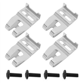 EMSea Lot de 4pcs Crochets de Ceinture avec Vis 2609111584 Compatible avec Bosch 18V Outils Sans Fil DDB180 DDS181 HDS181 IDS181
