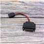 EMSea 2pcs Câble Adaptateur d'Alimentation SATA 15 Broches Mâle vers 6 Broches Femelle pour Disque CD DVD Lecteur Slimline et Di