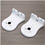 EMSea 2pcs Support de Montage Mural pour Caméra de Surveillance Support de Montage Mural et Plafond pour Systèmes de Sécurité CC