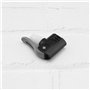 EMSea 2pcs Double Tête Pompe Buse FV AV en Plastique Noir Vélo Pompe à Air Valve Tuyau Adaptateur Connecteur Remplacement Piste 