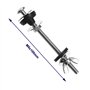 EMSea 6pcs Kit de Réparation Boulons et Rondelles de Réservoir de Toilette M6x100mm Kit de Fixation Boulons de Réservoir à Coupl