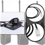 EMSea Câble de Programmation USB 80 Cm 8 Broches Tête en Cristal vers Prise USB Câble de Programmation Compatible avec Anytone L