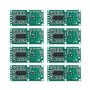 EMSea Lot de 8 Modules de Commutation de Capteur à Micro ondes Détecteur de Mouvement Carte de Détection Distance de Détection 3