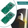 EMSea Lot de 8 Modules de Commutation de Capteur à Micro ondes Détecteur de Mouvement Carte de Détection Distance de Détection 3