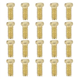 EMSea Lot de 100pcs Vis de Rechange pour Lunettes de Soleil 3mm Kit de Réparation de Charnières de Lunettes Compatible avec Ray-