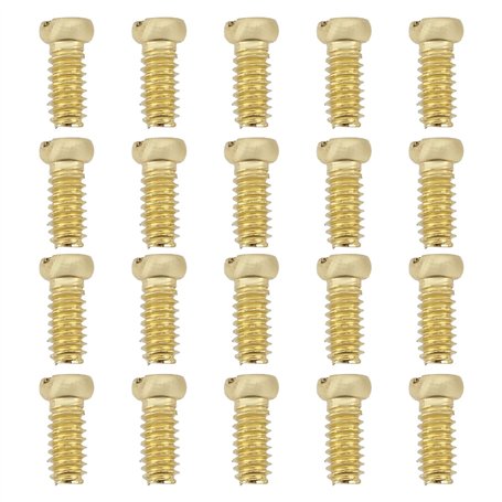 EMSea Lot de 100pcs Vis de Rechange pour Lunettes de Soleil 3mm Kit de Réparation de Charnières de Lunettes Compatible avec Ray-