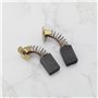 EMSea Lot de 4pcs Balais Charbon Compatible avec Bosch TDM1250 Moteur Électrique 16,6 X 11 X 7 Mm pour Divers Outils Électriques