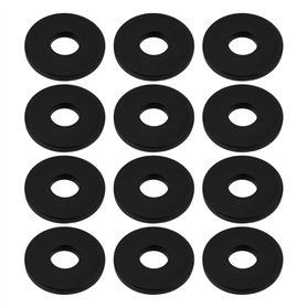 EMSea Lot de 12pcs Blocs de Sangle de Guitare Bloc de Protection en Silicone pour Boucle de Sangle de Guitare pour Guitare Acous