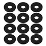EMSea Lot de 12pcs Blocs de Sangle de Guitare Bloc de Protection en Silicone pour Boucle de Sangle de Guitare pour Guitare Acous