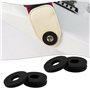 EMSea Lot de 12pcs Blocs de Sangle de Guitare Bloc de Protection en Silicone pour Boucle de Sangle de Guitare pour Guitare Acous