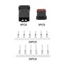 EMSea Lot de 5 Connecteurs Mâles Et Femelles à 4 Broches pour Moto Et Voiture Kit de Connecteurs Mâles Et Femelles à 4 Fils Câbl