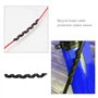YINETTECH Lot de 8 Gaines de Protection pour câble de vélo en Caoutchouc TPR Anti-Friction Noir 60 mm