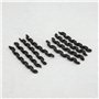 YINETTECH Lot de 8 Gaines de Protection pour câble de vélo en Caoutchouc TPR Anti-Friction Noir 60 mm