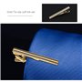 YINETTECH 3pcs Pinces à Cravate et Boutons de Manchette pour Homme Chemises d'affaires Cadeau pour Fête de Mariage Réunion d'aff