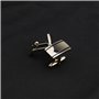 YINETTECH 3pcs Pinces à Cravate et Boutons de Manchette pour Homme Chemises d'affaires Cadeau pour Fête de Mariage Réunion d'aff