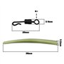YINETTECH 40pcs Manchons Anti-enchevêtrement Émerillons à Changement Rapide Accessoires Matériel de Terminal de Pêche à la Carpe