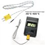 YINETTECH Lot de 8 mini-connecteurs de type K - Sonde de température de 1 m - Ligne de détection de température de type K - Plag