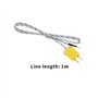 YINETTECH Lot de 8 mini-connecteurs de type K - Sonde de température de 1 m - Ligne de détection de température de type K - Plag
