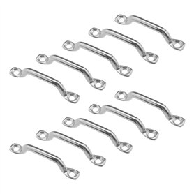 YINETTECH Lot de 10 œillets en acier inoxydable pour pont de kayak - Point d'ancrage pour bateau
