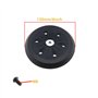 YINETTECH Crochet et Boucle Support Pad 6 Pouces 150mm 6 trous Compatible avec DeWalt D26410 Compatible avec Metabo SX E 425 XL 