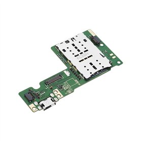 YINETTECH Lecteur de Carte SD Port de Chargement USB Port de Chargement Dock Lecteur de Carte Compatible avec Lenovo Tab M10 HD