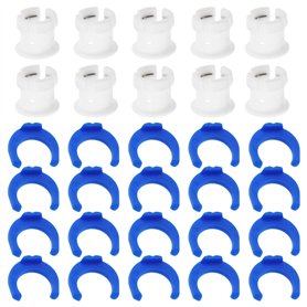 YINETTECH 10 set de Pinces de Serrage Couplage de Tube Bowden Accessoires Hotend d'extrudeuse d'imprimante 3D Compatible avec Tu