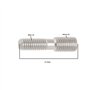 YINETTECH Vis de Réduction M8x1,25 à M10x1,25 4 Pièces Goujon de Collecteur d'échappement Universel en Acier Inoxydable 304 Comp