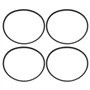 YINETTECH HTD 225-3M-6 Lot de 4 courroies de distribution sans fin en caoutchouc 75T 225 mm Longueur x largeur 6 mm Courroies d'