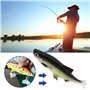 YINETTECH Lot de 3pcs Leurres Souples en Caoutchouc pour Pêche en Mer Leurre Souple de Simulation 15cm 36g pour Pêche en Eau Dou