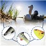 YINETTECH Lot de 3pcs Leurres Souples en Caoutchouc pour Pêche en Mer Leurre Souple de Simulation 15cm 36g pour Pêche en Eau Dou