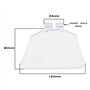 VGOL 2pcs Visière de Meuleuse d'établi Compatible avec Meuleuses d'établi Type 125/150 Machine de Fixation Bouclier d'outil Boît