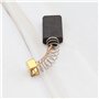 VGOL 2 paires de Balais de Charbon Rechange Compatible avec AEG SB2E 751/SB2E 901/SB2E 651/SB2E 701/SB2E 20 Balai de Charbon pou