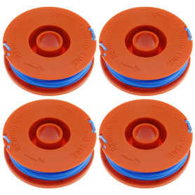 VGOL Lot de 4 bobines de Fil 5137651-90 FLY020 compatibles avec Les tondeuses à Gazon Flymo Mini Trim Série Multi Trim 10 m Long