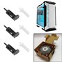 VGOL Lot de 10 broches de montage en plastique pour ventilateur de dissipateur thermique pour processeur Intel Socket LGA 775