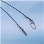 VGOL 30pcs Leaders de Fil de Pêche 45kg/100lb 50cm/19 Pouces en Acier Inoxydable Anti-Morsure Pêche Leurre Fil Leader Plates-For