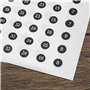 VGOL 12pcs Autocollants pour Panneau Électrique et 4pcs Autocollants Ronds avec Chiffres Ronds pour Disjoncteur Étiquettes de Pa