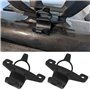 VGOL Lot de 4 supports de pompe à vélo en plastique noir de 20 mm de diamètre pour pompe à air de vélo de route et de montagne