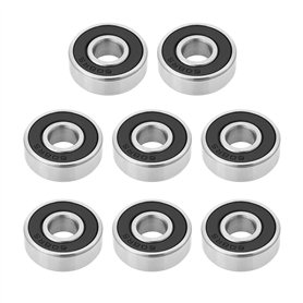 VGOL 8pcs 608-2RS 22mm Roulements de Planche à roulettes en Céramique en Acier Inoxydable Blindé Haute Vitesse Résistant à l'usu