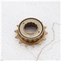 VGOL 2PCS 14T Pignon de Volant d'inertie de Vélo à Vitesse Unique Filetage de 34 Mm Volant d'inertie de Vélo Adapté Aux Vélos BM