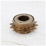 VGOL 2PCS 14T Pignon de Volant d'inertie de Vélo à Vitesse Unique Filetage de 34 Mm Volant d'inertie de Vélo Adapté Aux Vélos BM
