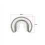 VGOL Lot de 2 Lames de Scie Diamantées Demi-cercle 64mm Lame de Coupe à Lames Diamantées Oscillantes pour Outils Multiples élimi