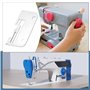 VGOL Plaque d'aiguille pour machine à coudre #788601007 - Plaque d'aiguille en métal compatible avec les surjeteuses Janome 1110