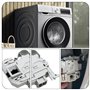 VGOL 1 Pièce de Rechange pour Serrure de Porte électrique de Machine à Laver 0638259 Compatible avec Bosch Compatible avec Sieme