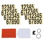 VGOL 1 Ensemble de Plaques d'immatriculation de Course de Vélo Kit de Support de Tige de Selle de Vélo pour Vélos de Route de Mo