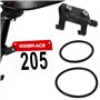 VGOL 1 Ensemble de Plaques d'immatriculation de Course de Vélo Kit de Support de Tige de Selle de Vélo pour Vélos de Route de Mo