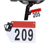 VGOL 1 Ensemble de Plaques d'immatriculation de Course de Vélo Kit de Support de Tige de Selle de Vélo pour Vélos de Route de Mo
